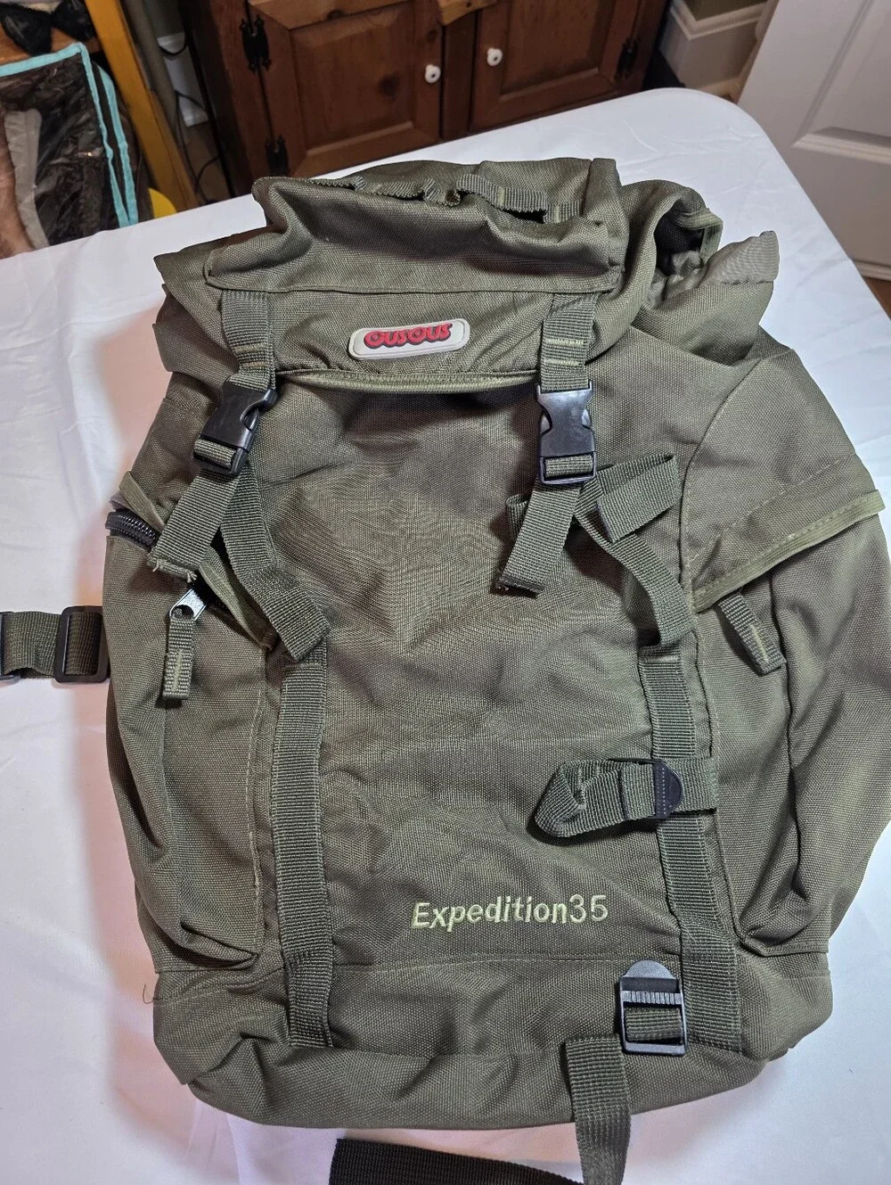 Cuscus Expedition 35 Olive Green Men's Tactical Military Style Explorer Backpack